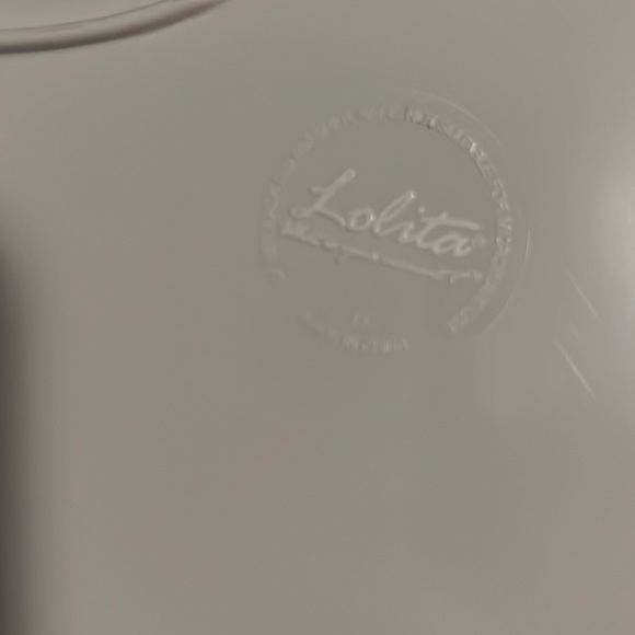 Lolita Love My Party, Birthday Girl 8-1/2-Inch Square Appetizer Plates, Set of 2 - Picture 3 of 3